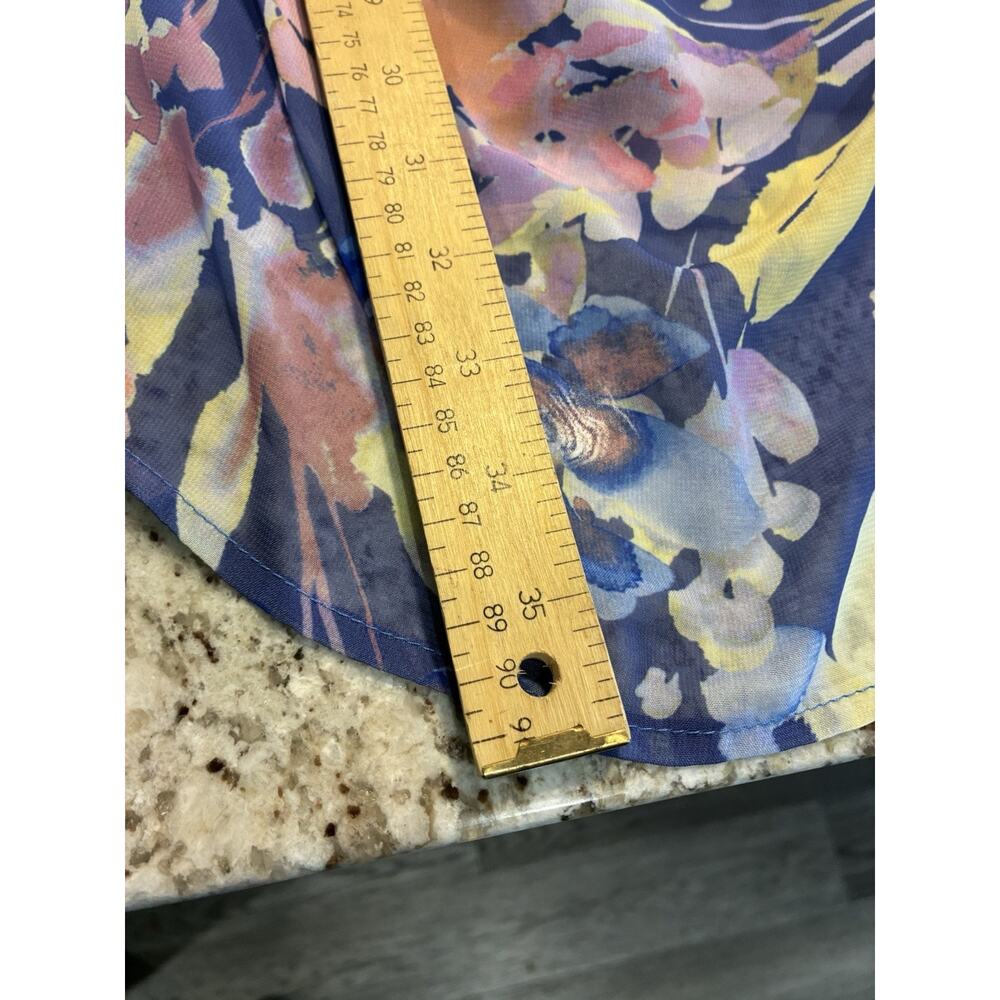 Lulu's Blue Floral Mini Dress - Picture 9 of 9